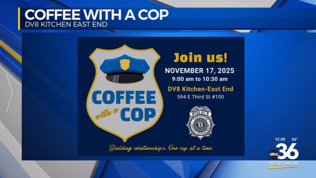 Dv8 Kitchen To Host "coffee With A Cop" Event
