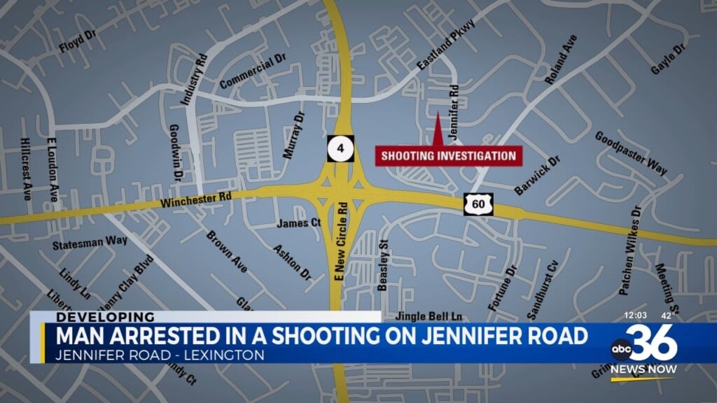 Man Arrested In Jennifer Road Shooting