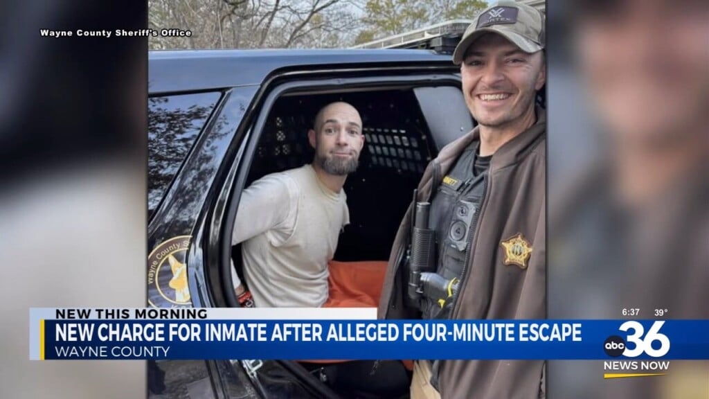 Escaped Inmate Apprehended Minutes Later