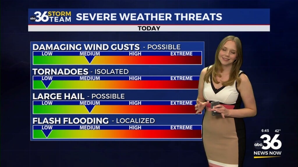 A Soggy Tuesday Ahead, With A Few Stronger Storms Possible