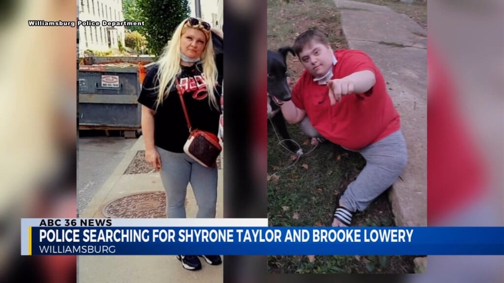 Williamsburg Police Searching For Missing Mother And Daughter Last Seen October 15