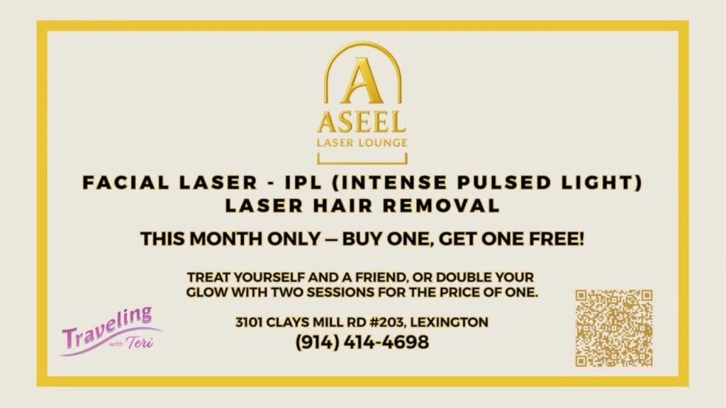Traveling With Teri: Aseel Laser Lounge