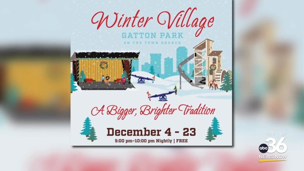 Visit The Winter Village At Gatton Park For The Holidays!