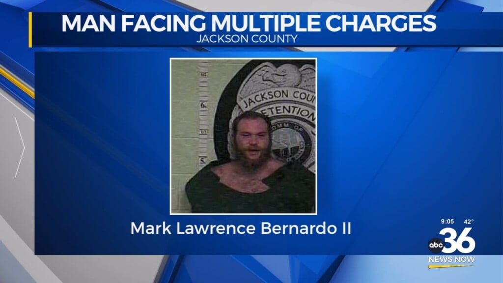 A Jackson County Man Is Facing Multiple Charges