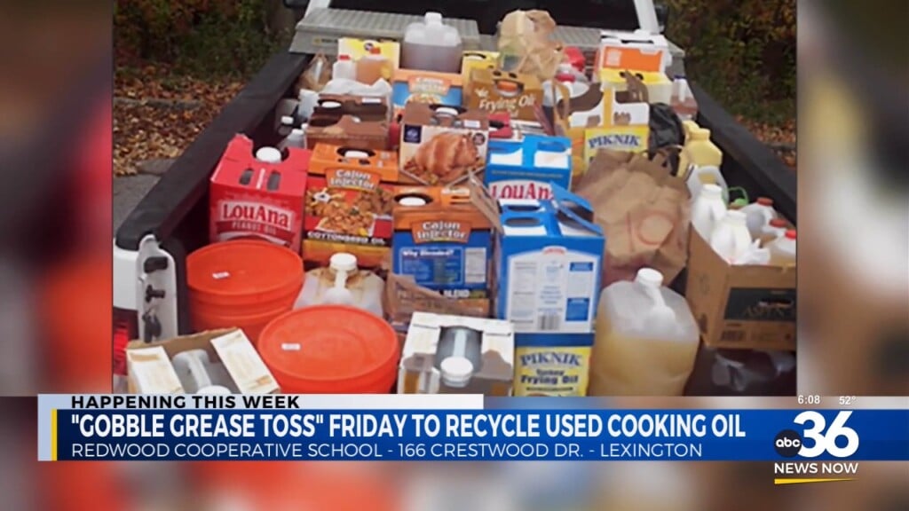 Recycle Thanksgiving Cooking Oil In The "gobble Grease Toss"