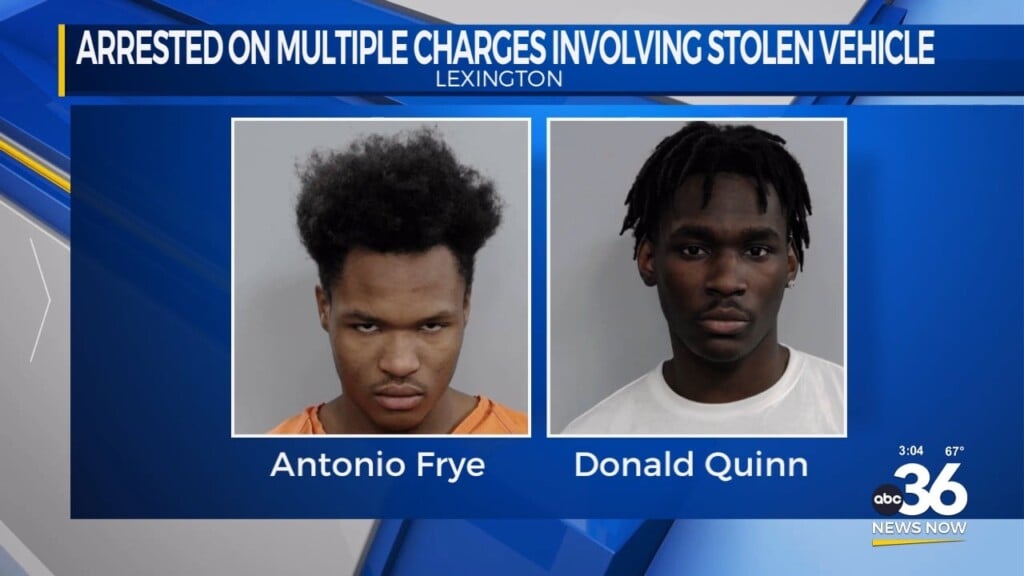 Two Arrested After Police Tech Tracks Stolen Vehicle In Lexington