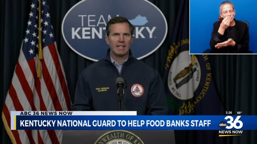 Governor Beshear Deploys Kentucky National Guard To Assist Food Banks Statewide