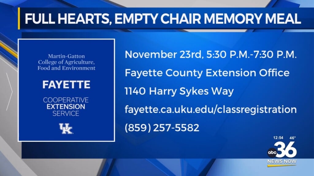 U.k. Coop "full Hearts, Empty Chair Memorial Meal"