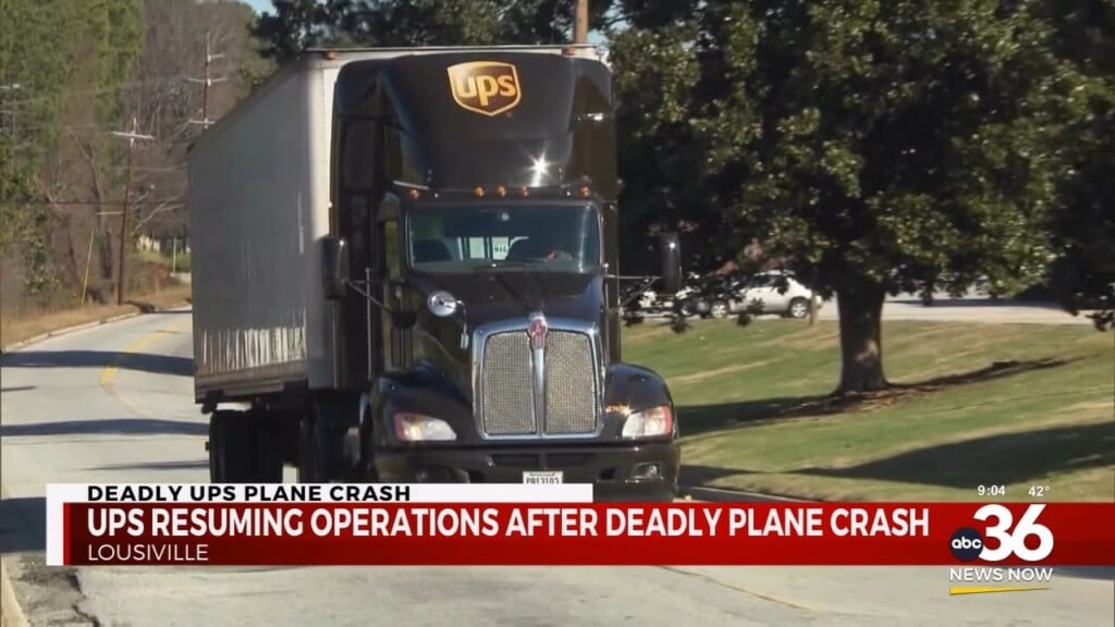 Ups Resuming Operations After Deadly Plane Crash