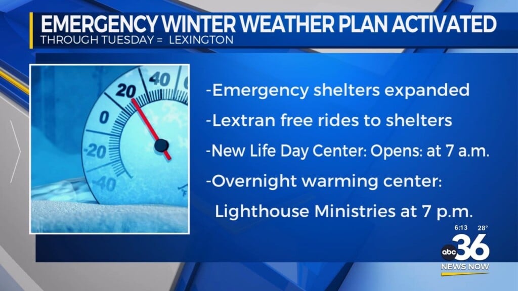 Details On Lexington's Emergency Winter Weather Plan