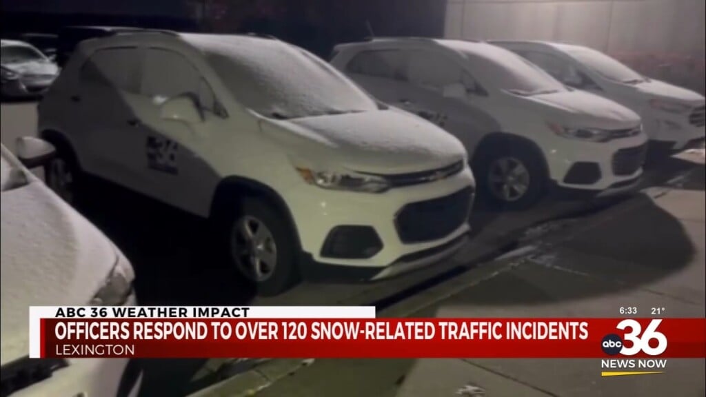 First Snow Of The Season Leads To Over 120 Related Traffic Incidents