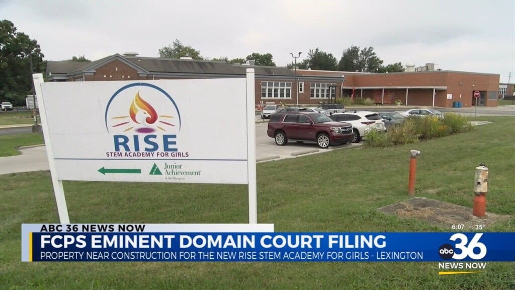 Fayette County School Board Files For Eminent Domain