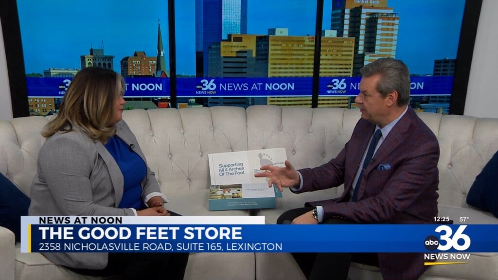 News At Noon Guests: The Good Feet Store