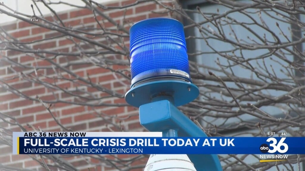 University Of Kentucky To Test Full Scale Crisis Emergency Response