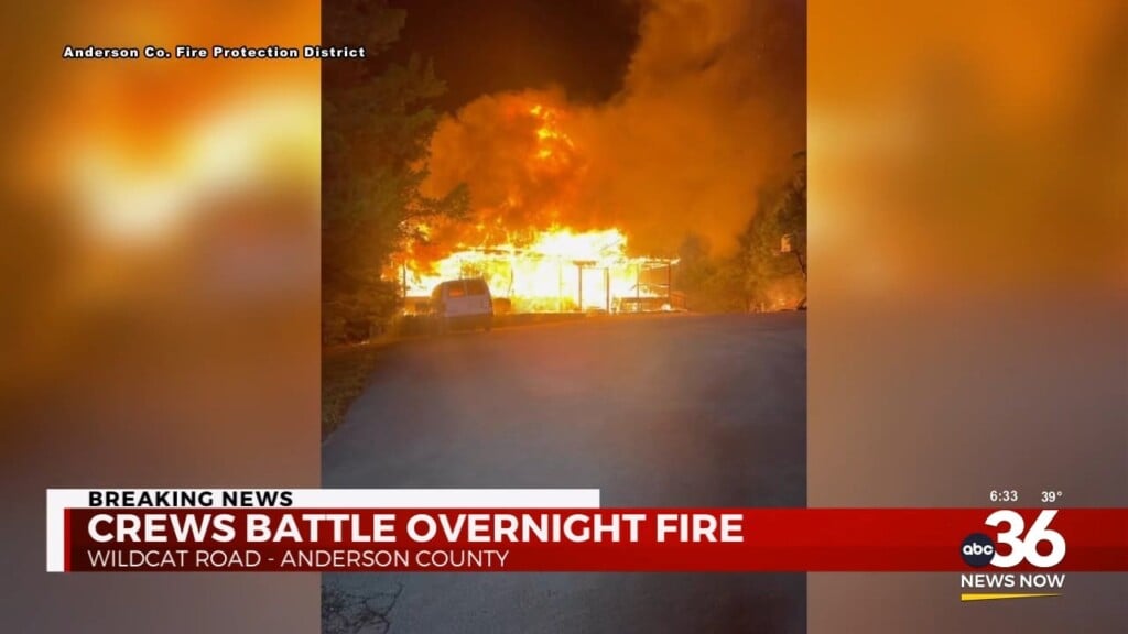Crews Battle Overnight Fire