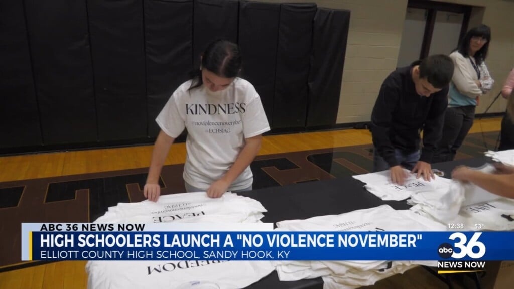 High School Students Launch A "no Violence November" Initiative