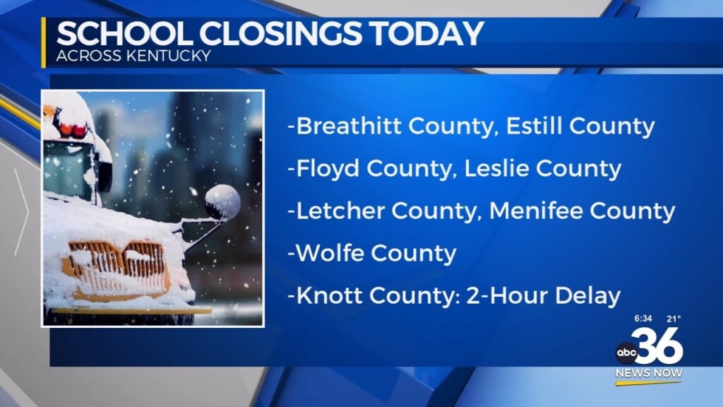 Multiple School Districts Closed Due To Weather Impacts