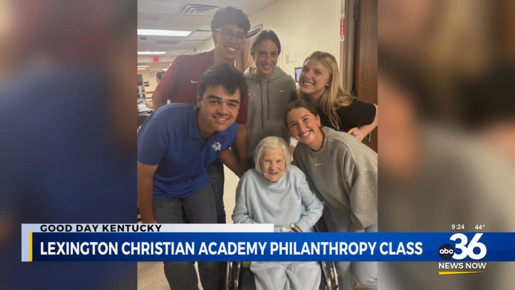 Lexington Christian Academy Philanthropy Class