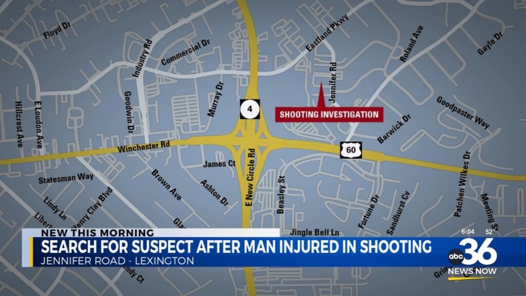 Police Search For Suspect In Shooting