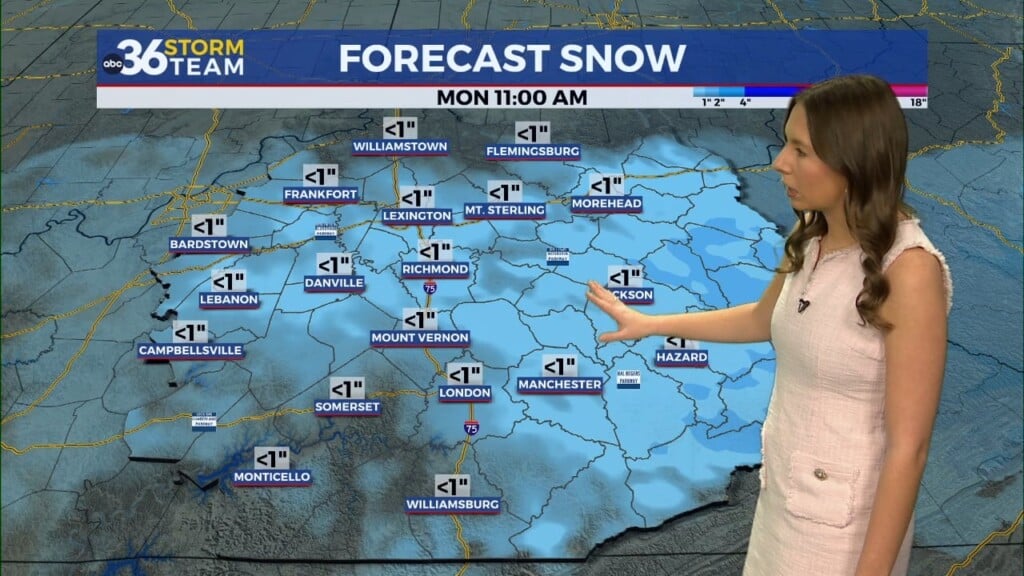 A Quiet Weekend Ends With Light Snow Tonight And A Colder Start To The Week