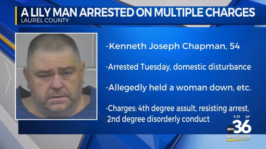 Lily Man Arrested After Domestic Disturbance In Laurel County