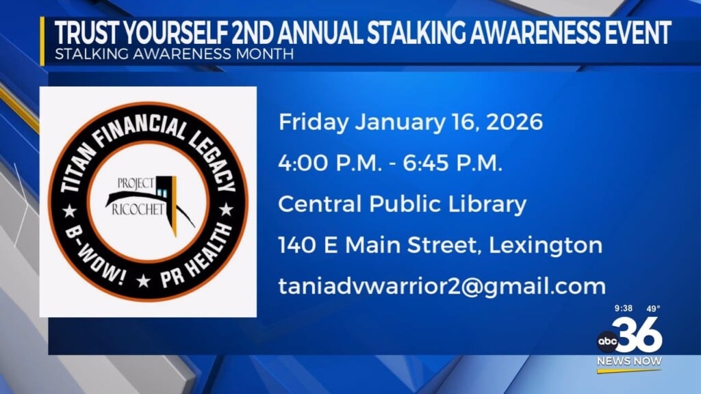 Trust Yourself 2nd Annual Stalking Awareness Event