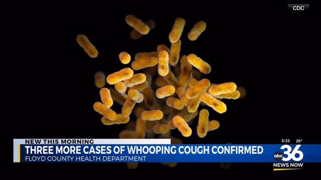 Three New Cases Of Whooping Cough Reported