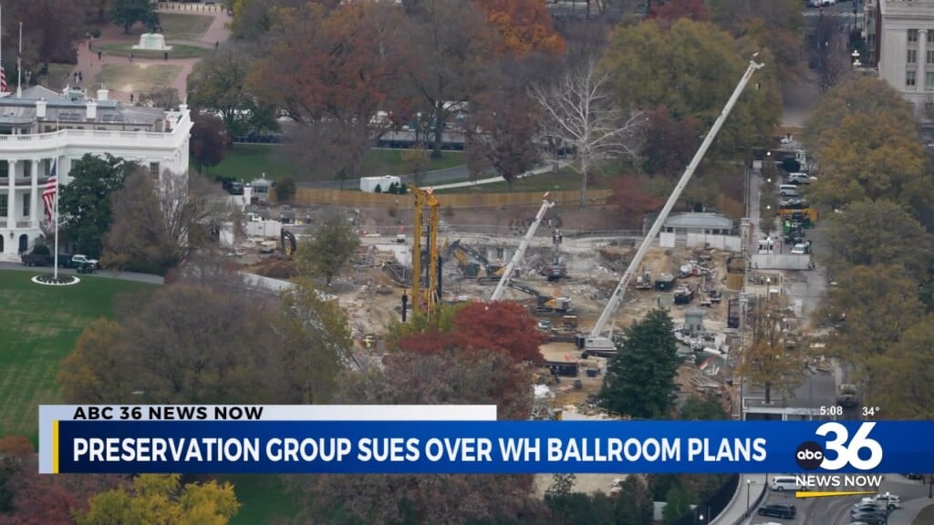 Historic Preservation Group Sues Trump Administration Over White House Ballroom