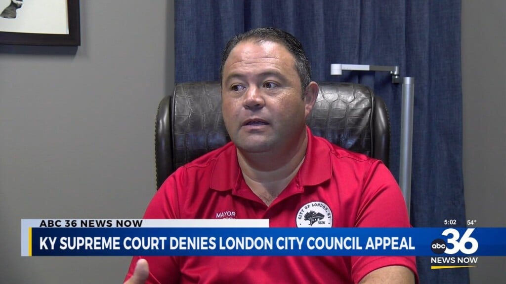 Kentucky Supreme Court Denies London City Council Appeal To Remove Mayor Weddle