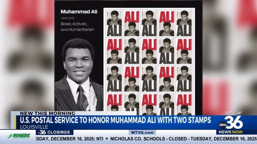 New Postal Stamps Honor Muhammad Ali