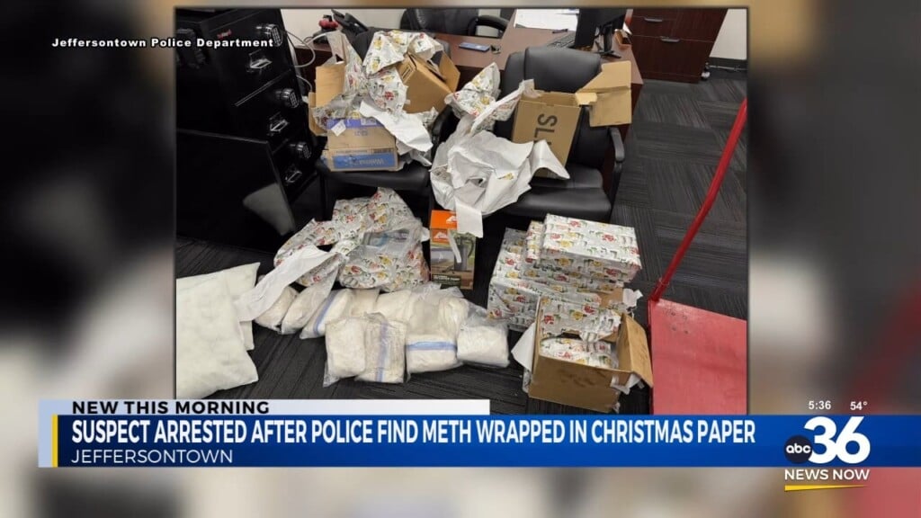 Suspect Disguises Meth As Christmas Gifts