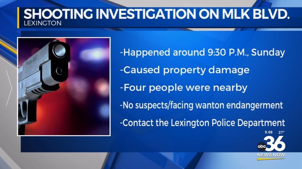Shooting Investigation On Mlk Blvd
