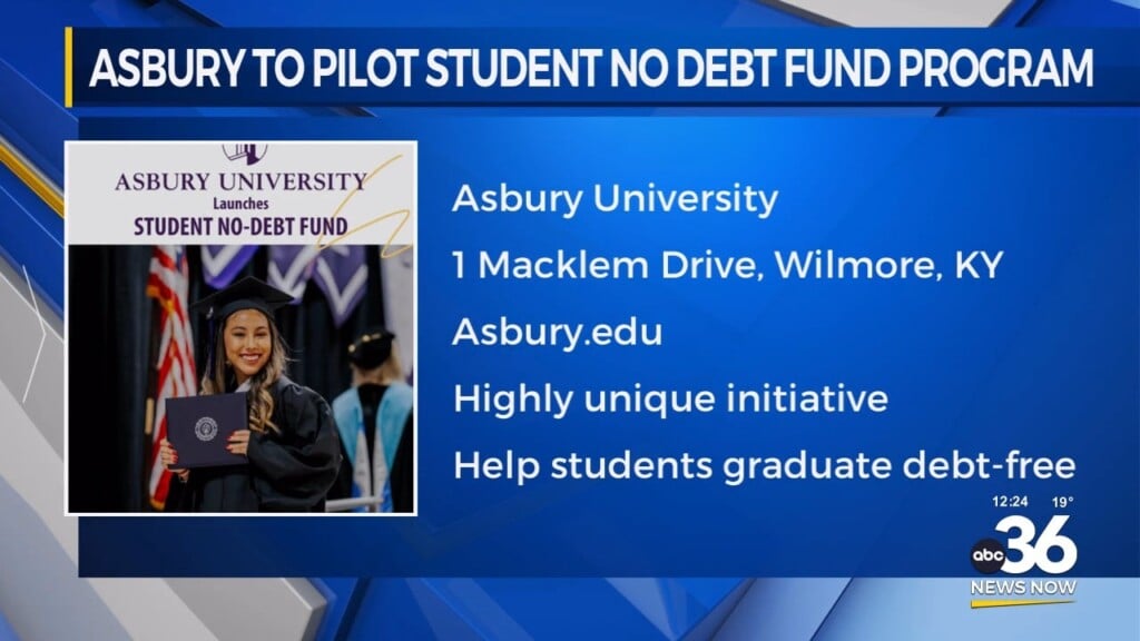 Asbury University Launches Student No Debt Fund