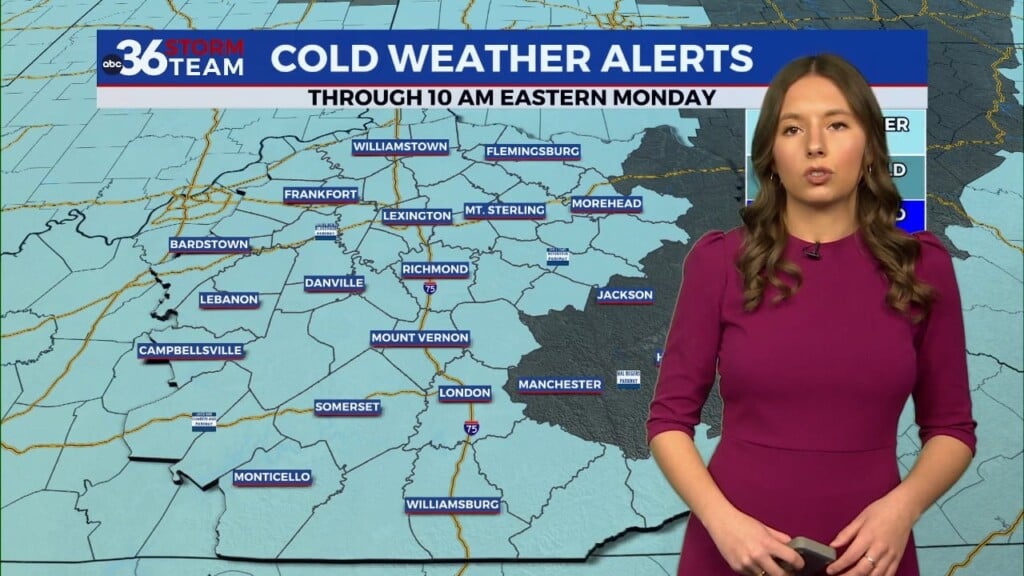 Bitter Cold Lingers Before A Gradual Midweek Warm Up