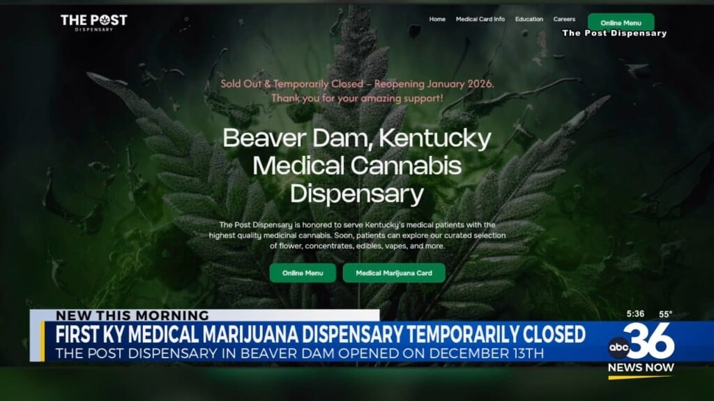 Kentucky's First Medical Cannabis Dispensary Closes Temporarily