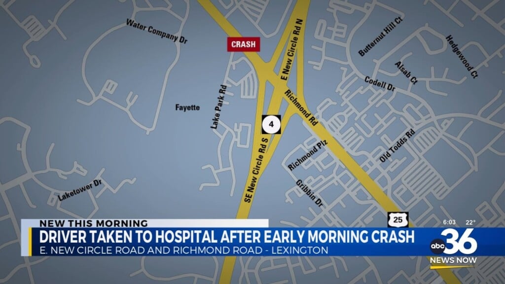 Driver Hospitalized After Early Morning Crash