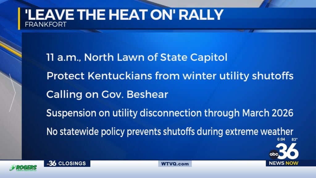 "leave The Heat On" Rally At State Capital