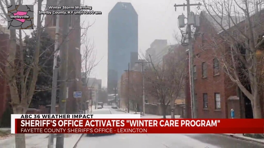 City Of Lexington Emergency Winter Weather Plan Is Reactivated