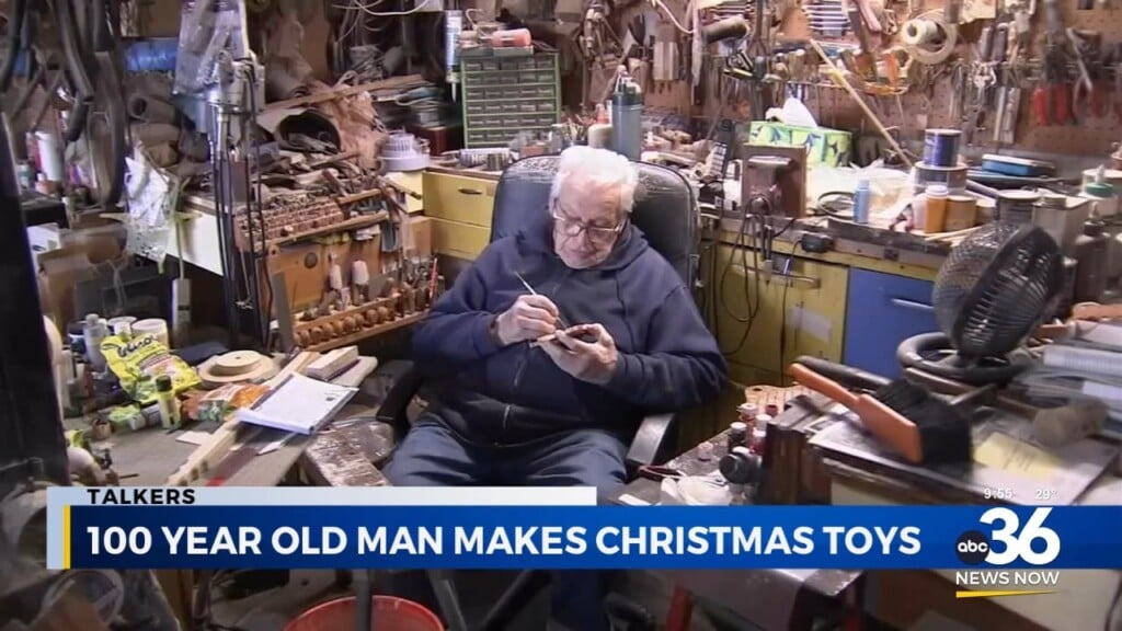 100 Year Old California Man Crafts Handcrafted Wooden Toys For The Holidays