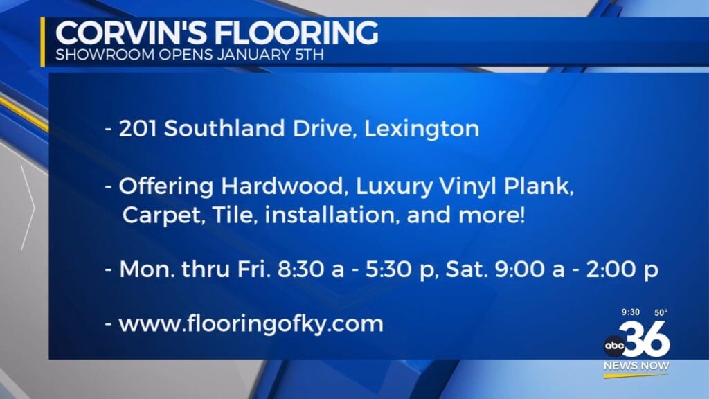 Corvin's Flooring Is Opening A New Showroom