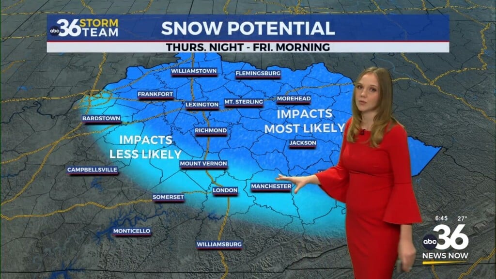 Several Snow Chances Ahead, Lasting Through The Weekend