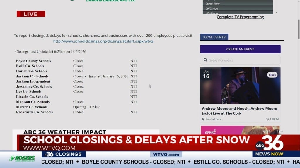Multiple School Districts Cancel Class Due To Weather, Illness
