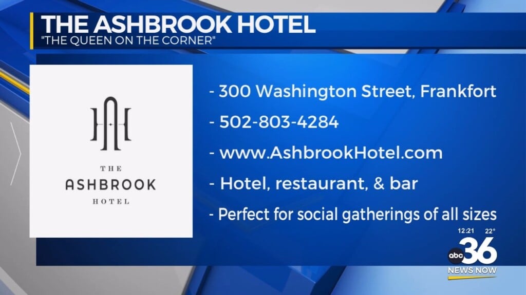 Discover Historic Charm And Modern Comfort At The Ashbrook Hotel In Frankfort
