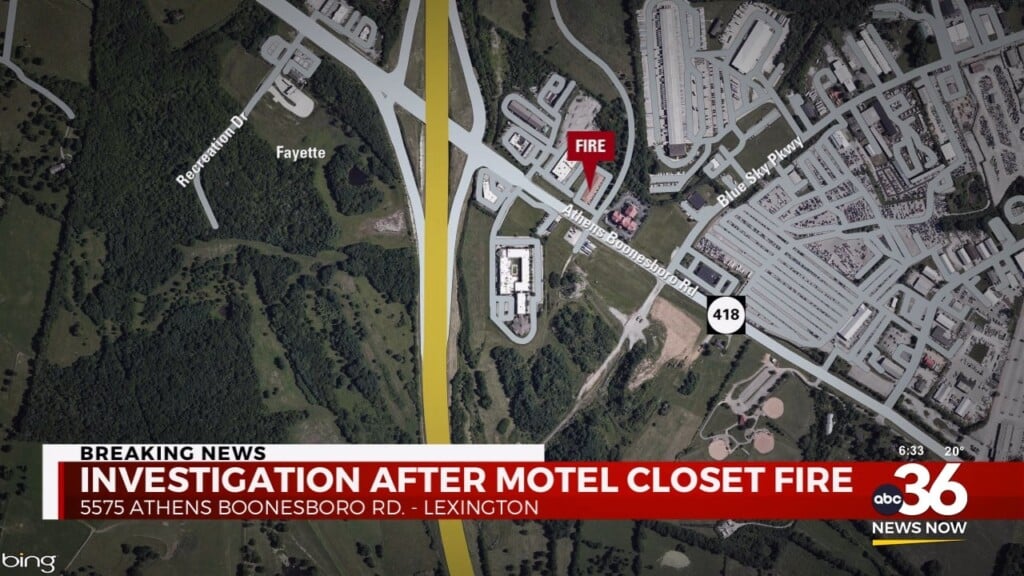 Officials Investigate Motel Fire