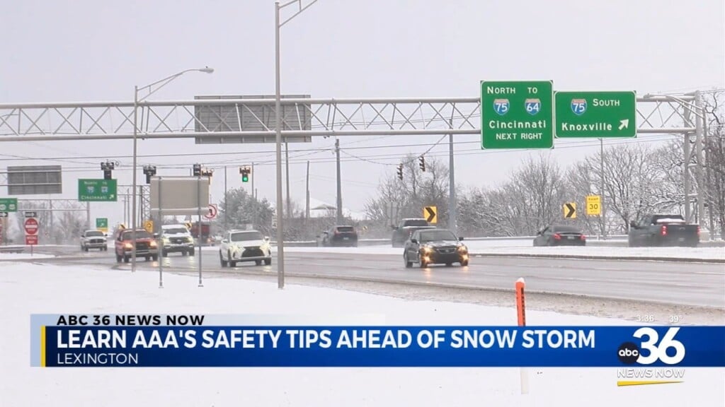 Aaa Urges Drivers To Prepare And Stay Off Roads Ahead Of Powerful Winter Storm
