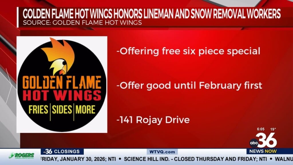 Lexington Restaurant Offers Free Wings To Linemen And Snow Removal Workers