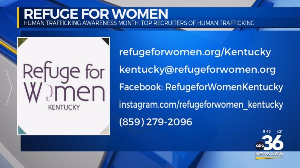 Refuge For Women Spreading Awareness Of Human Trafficking Top Recruiters