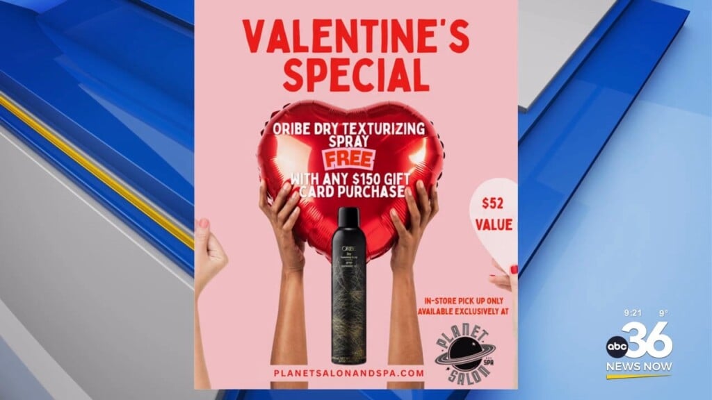Planet Salon In Studio With A Valentine's Special