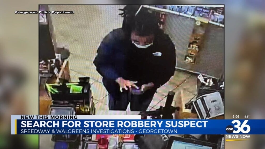 Police Searching For Suspect In Georgetown Robberies