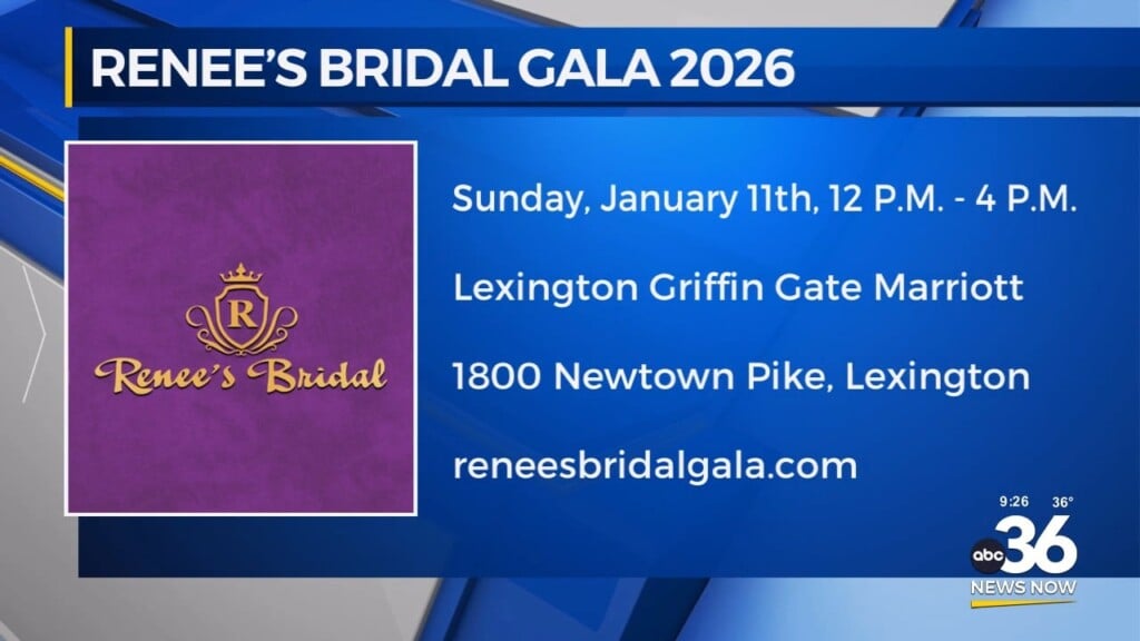 Almost Time For The Renee's Bridal Gala 2026